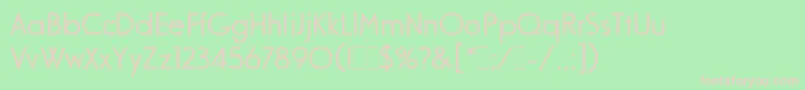 OdessaLetPlain.1.0 Font – Pink Fonts on Green Background