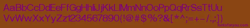 En savoir plus sur la police VeronaCyrillicBold Police VeronaCyrillicBold – polices violettes sur fond brun