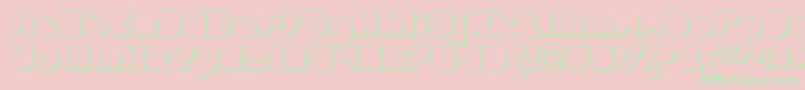 More about CortenClosedfatextruded Font CortenClosedfatextruded Font – Green Fonts on Pink Background