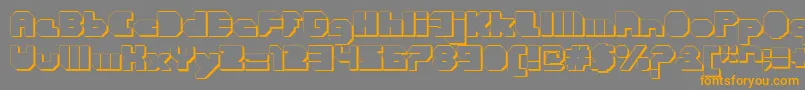 More about CortenClosedfatextruded Font CortenClosedfatextruded Font – Orange Fonts on Gray Background