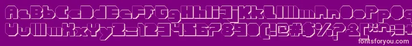 More about CortenClosedfatextruded Font CortenClosedfatextruded Font – Pink Fonts on Purple Background