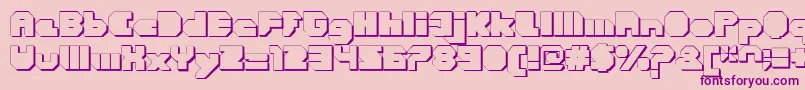 More about CortenClosedfatextruded Font CortenClosedfatextruded Font – Purple Fonts on Pink Background