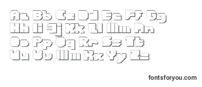 CortenClosedfatextruded Font