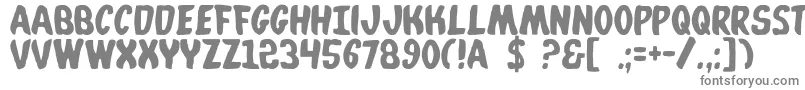 フォントWhatafont – 白い背景に灰色の文字