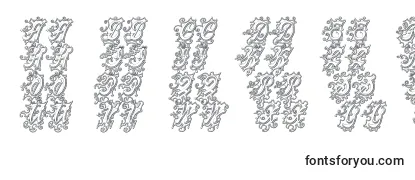 CentennialscriptfancyThree Font