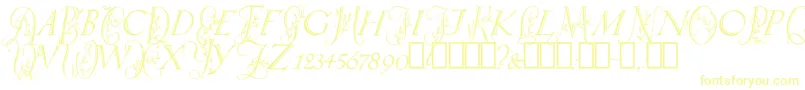 SpringtimeCapitals Font – Yellow Fonts