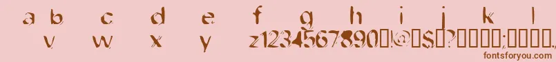 More about Dobfilet Font Dobfilet Font – Brown Fonts on Pink Background