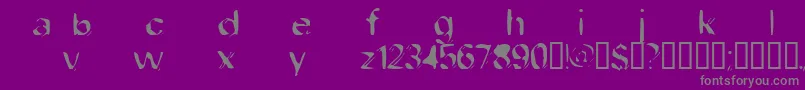 Weitere Informationen zur Dobfilet-Schriftart Dobfilet-Schriftart – Graue Schriften auf violettem Hintergrund