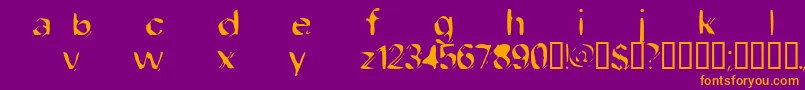 More about Dobfilet Font Dobfilet Font – Orange Fonts on Purple Background