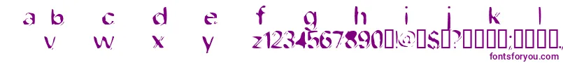 Dobfilet-fontti – violetit fontit