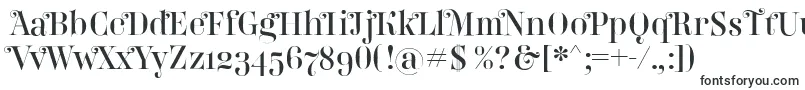 Belladonna-fontti – Kiinteän leveyden fontit
