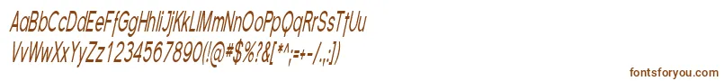 Florsn08 Font – Brown Fonts on White Background