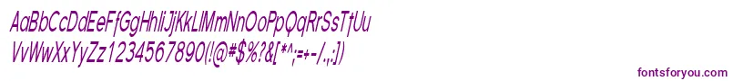 Florsn08 Font – Purple Fonts on White Background