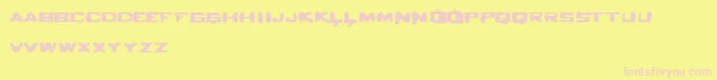 Seabred2 Font – Pink Fonts on Yellow Background