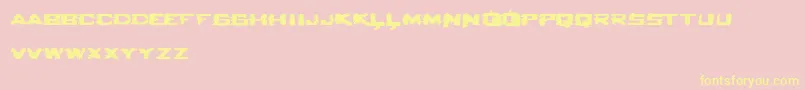 Seabred2 Font – Yellow Fonts on Pink Background