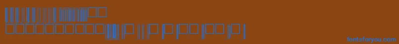 More about V200004 Font V200004 Font – Blue Fonts on Brown Background