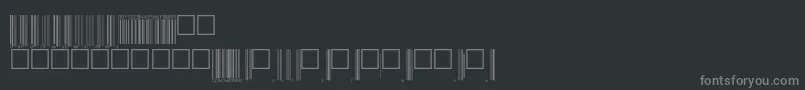 V200004 Font – Gray Fonts on Black Background
