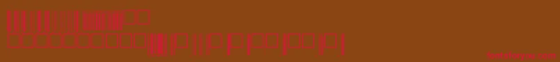 V200004 Font – Red Fonts on Brown Background