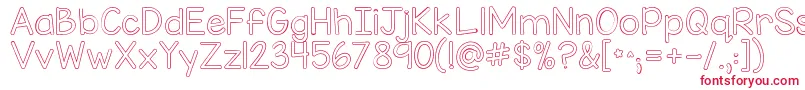 Kgmisskindybubble Font – Red Fonts