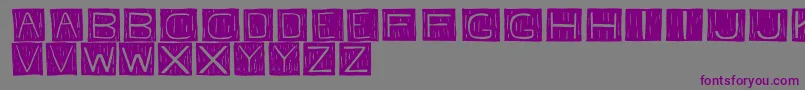 FkafontRegular Font – Purple Fonts on Gray Background