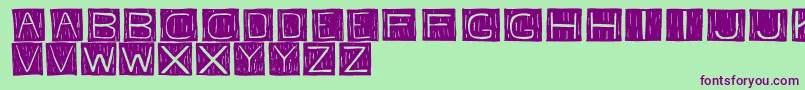 More about FkafontRegular Font FkafontRegular Font – Purple Fonts on Green Background