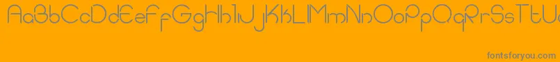 EddieRounded Font – Gray Fonts on Orange Background