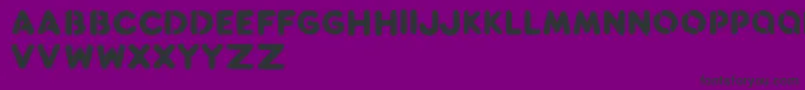 Czcionka Reclaim – czarne czcionki na fioletowym tle