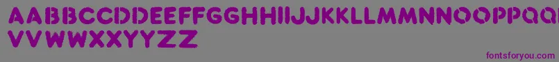 Reclaim-Schriftart – Violette Schriften auf grauem Hintergrund