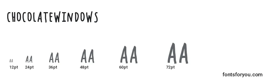 ChocolateWindows Font Sizes