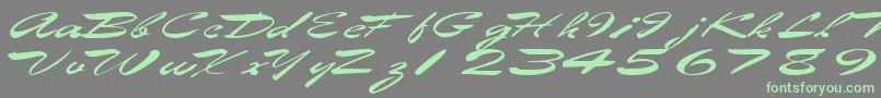 fuente Eggshell61RegularTtext – Fuentes Verdes Sobre Fondo Gris