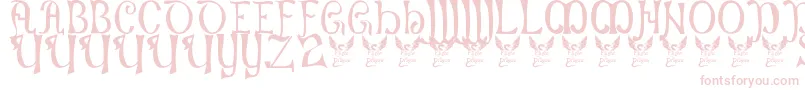 Battelabbey Font – Pink Fonts on White Background