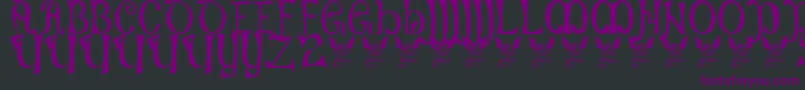 More about Battelabbey Font Battelabbey Font – Purple Fonts on Black Background