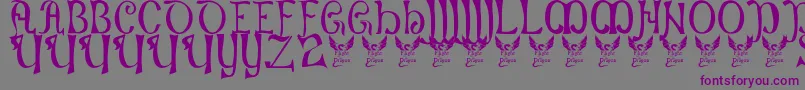 More about Battelabbey Font Battelabbey Font – Purple Fonts on Gray Background