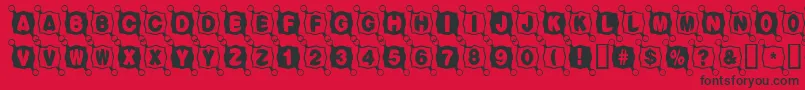 Saiba mais sobre a fonte Balltack Fonte Balltack – fontes pretas em um fundo vermelho