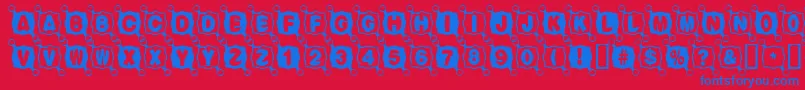 More about Balltack Font Balltack Font – Blue Fonts on Red Background