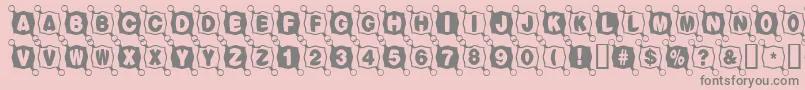 More about Balltack Font Balltack Font – Gray Fonts on Pink Background