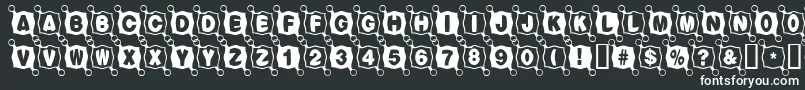 Balltack Font – White Fonts on Black Background
