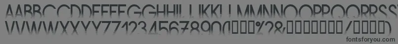 Amstrg-Schriftart – Schwarze Schriften auf grauem Hintergrund