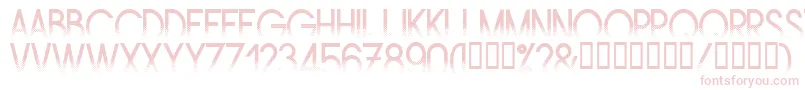 Amstrg Font – Pink Fonts on White Background