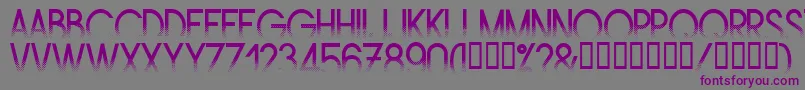 Шрифт Amstrg – фиолетовые шрифты на сером фоне