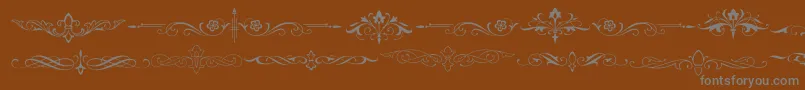 More about Natvignettetwo Font Natvignettetwo Font – Gray Fonts on Brown Background