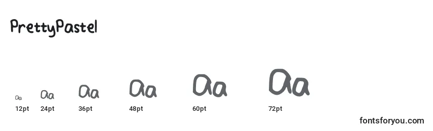 PrettyPastel Font Sizes