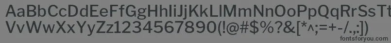 LibrefranklinMedium Font – Black Fonts on Gray Background