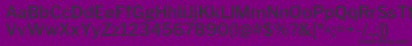 LibrefranklinMedium Font – Black Fonts on Purple Background