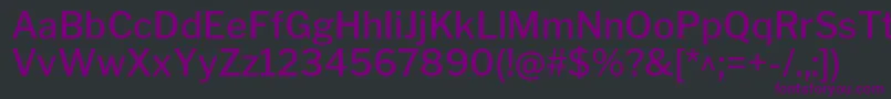 LibrefranklinMedium Font – Purple Fonts on Black Background