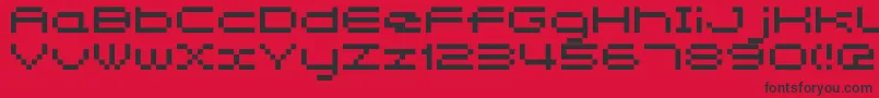 Somybmp047 Font – Black Fonts on Red Background