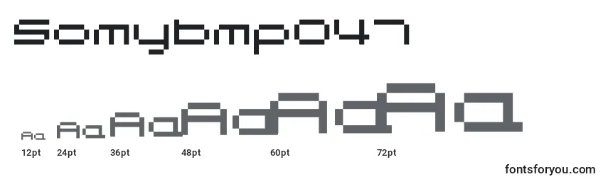 Somybmp047 Font Sizes