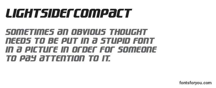 Lightsidercompact Font