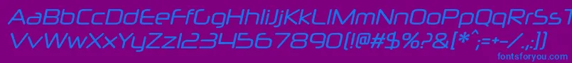 fuente NeuropolxcdItalic – Fuentes Azules Sobre Fondo Morado