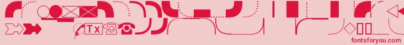 Más sobre la fuente DatasymgdbNormal fuente DatasymgdbNormal – Fuentes Rojas Sobre Fondo Rosa